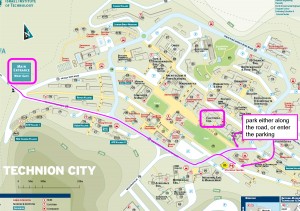 Map of directions to Electrical Engineering Department